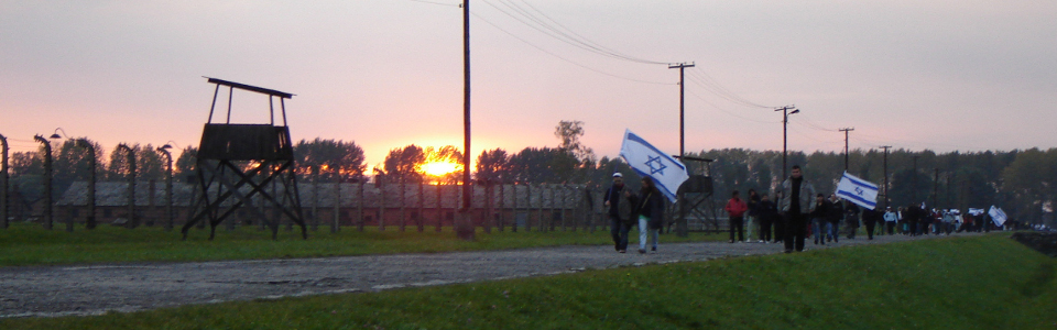 Sunset in Auschwitz II Birkenau